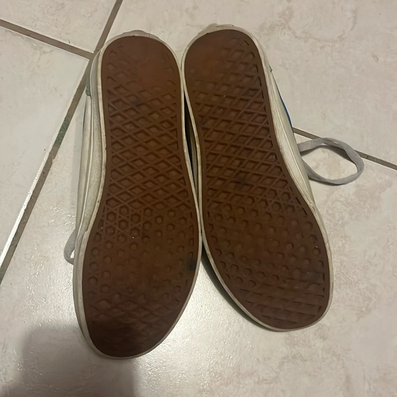 Vans Ward Tri-Tone Mint Blue Old Skool Sneakers - Picture 4 of 8